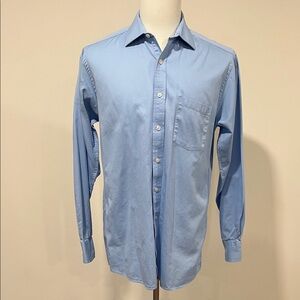 Michael Michael Kors Light Blue Button Down Shirt Size 15 1/2 neck, 34/35 sleeve